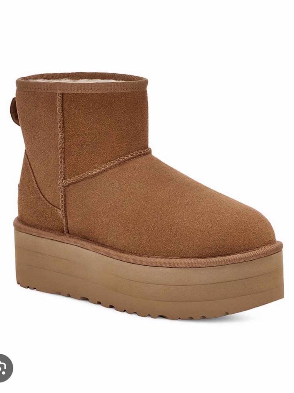 UGG Mini Platform Boot in Chestnut